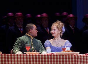 Lawrence Brownlee en Elina Garanca (foto: Ken Howard/Metropolitan Opera).