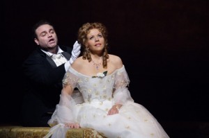 Joseph Calleja en Renée Fleming (foto: Catherine Ashmore / Royal Opera House).