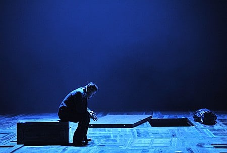 PeterGrimesDüsseldorf Scène uit Peter Grimes (foto: Hans Jörg Michel).