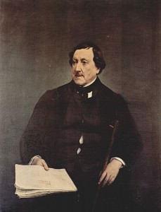 Rossini-Francesco_Hayez_045 Rossini had vast genoten (portret van Francesco Hayez).