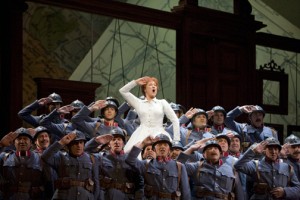 Damrau zong de rol van Marie vorig jaar oktober voor het eerst, in San Francisco. Dat was in dezelfde enscenering van Pelly (foto: Cory Weaver / San Francisco Opera).