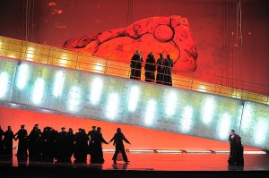 John Nelson (conductor), Pierre Audi (director), George Tsypin (sets), Andra Schmidt-Futterer (costumes), Peter van Praet (lighting design), Amir Hossein pour & Jonathan Lunn (choreography), Klaus Bertisch (dramaturge)