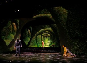 Scène uit Dulce Rosa (foto: LA Opera / Robert Millard).
