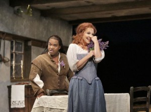 Joyce DiDonato als Elena en Lawrence Brownlee als Uberto (foto: Ken Howard).