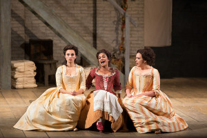 Scène uit Così fan tutte, de eerste productie die in Baarn te zien zal zijn (foto: Marty Sohl / Metropolitan Opera).