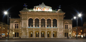 De Wiener Staatsoper, aan de Opernring in Wenen (foto: Peter Haas).