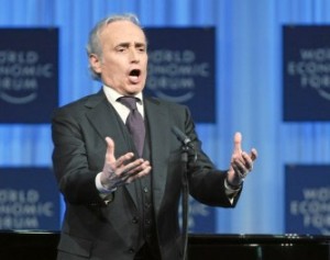 José Carreras gaf de afgelopen jaren enkel concerten, zoals hier in 2011 bij het World Economic Forum (foto: World Economic Forum).