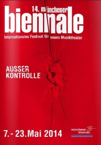 Brochure van de veertiende editie van de Münchener Biennale.