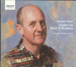 Alastair Miles op de cover van zijn nieuwe cd, geschilderd door Peter Mennim.