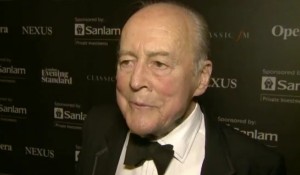 George Christie kreeg in 2013 een Lifetime Achievement Award tijdens de International Opera Awards in Londen.