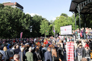Met 'Ballroom in the Park' in het Oosterpark sloot het Grachtenfestival op zondag 24 augustus zijn zeventiende editie af (foto: Jeroen van Zijp).