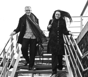 Componist Rob Zuidam en sopraan Katrien Baerts (foto: Annelies van der Vegt).