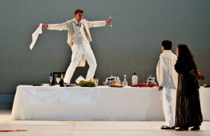 Henk Neven tijdens een eerdere productie van Don Giovanni, bij de Opéra de Rouen.