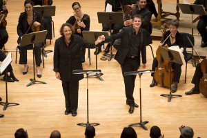 Nathalie Stutzmann en Philippe Jaroussky (foto: Arsenal - Metz en Scène - Cyrille Guir).