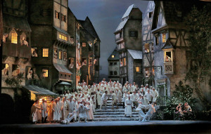 Een scène uit de productie van Otto Schenk (foto: Ken Howard / Metropolitan Opera).
