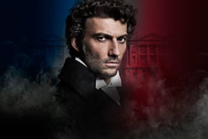 Promotiebeeld van Andrea Chénier, met Jonas Kaufmann.