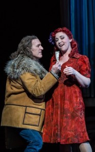 Kurt Streit en Christine Rice in Rise and Fall of the City of Mahagonny (foto: Clive Barda / ROH).