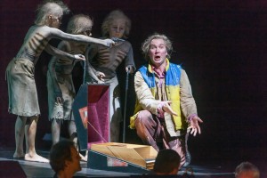 Scène uit Die Zauberflöte met Thomas Oliemans als Papageno (foto: Hans van den Bogaard).