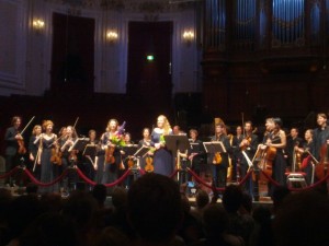 Eva-Maria Westbroek in de 12 Hour Prom in het Concertgebouw (foto: Place de l'Opera).