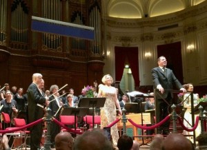 Sampson in het Concertgebouw in Amsterdam.