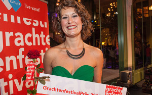 Rosanne van Sandwijk ontving vorig jaar de GrachtenfestivalPrijs en is dit jaar artist in residence (foto: Jeroen van Zijp).
