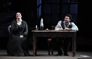 Maria Agresta en Vittorio Grigolo in La bohème (foto: Teatro alla Scala).