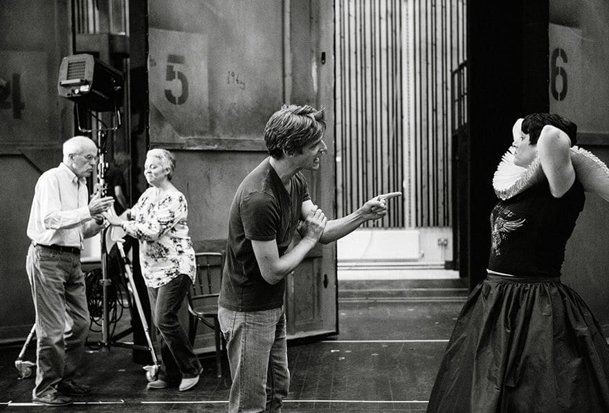 Quirijn de Lang repeteert bij Opera North.