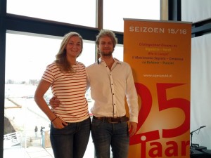 Veerle Sanders en Rubèn Plantinga promootten het nieuwe seizoen van Opera Zuid (foto: Place de l'Opera).