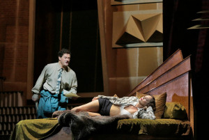 Scène uit Lulu (© Ken Howard / Metropolitan Opera).
