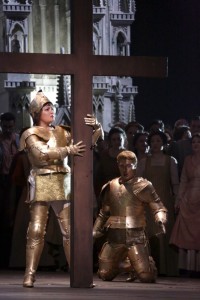 Anna Netrebko in Giovanna d'Arco (© Teatro alla Scala).