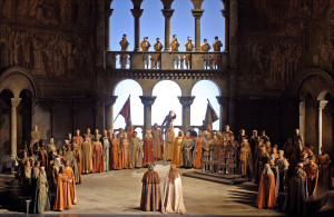 Scène uit Tannhäuser bij de Metropolitan Opera. (© Marty Sohl / Metropolitan Opera)