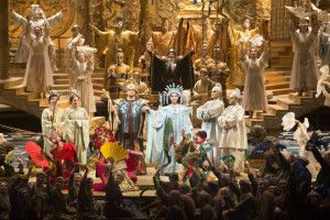Scène uit Turandot. (© Marty Sohl / Metropolitan Opera)