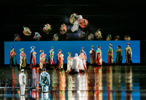 Scène uit Madama Butterfly. (© Ken Howard / Metropolitan Opera)