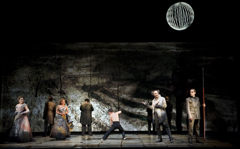 Scène uit Das Rheingold bij de Staatsoper Berlin (vorige speelreeks). (© Monika Rittershaus)