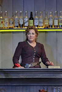 Scène uit La fanciulla del West bij de Santa Fe Opera. (© Ken Howard)