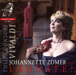 Het Vivaldi-programma van Johannette Zomer en het Tulipa Consort is uitgebracht bij Channel Classics.