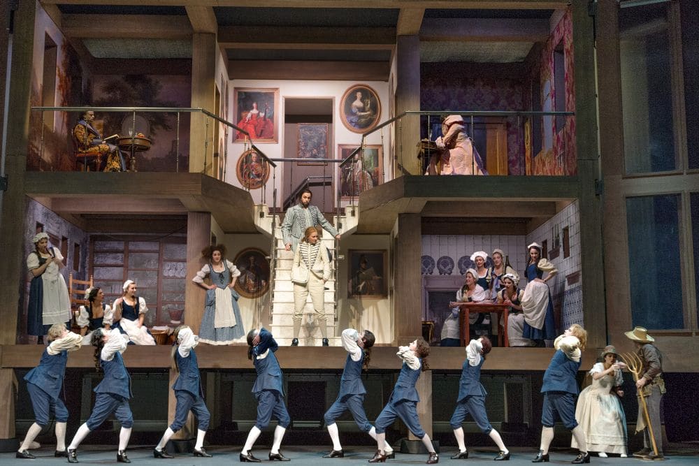 Scène uit Le nozze di Figaro bij Opera Zuid. (© Morten de Boer)