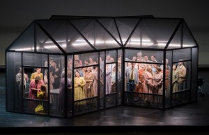 Scène uit Stiffelio bij de Oper Frankfurt. (© Barbara Aumüller)