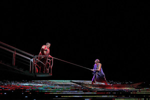 Eric Owens en Tamara Mumford in L'Amour de Loin. (© Ken Howard / Metropolitan Opera)