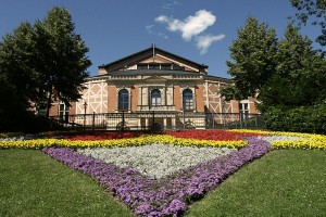 Het Festspielhaus in Bayreuth, waar Wieland na de Tweede Wereldoorlog het roer overnam.