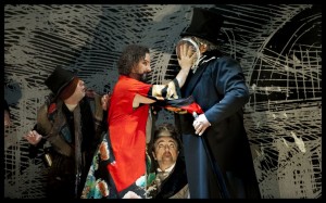 Scène uit Benvenuto Cellini bij De Nationale Opera. (© Clärchen en Matthias Baus)