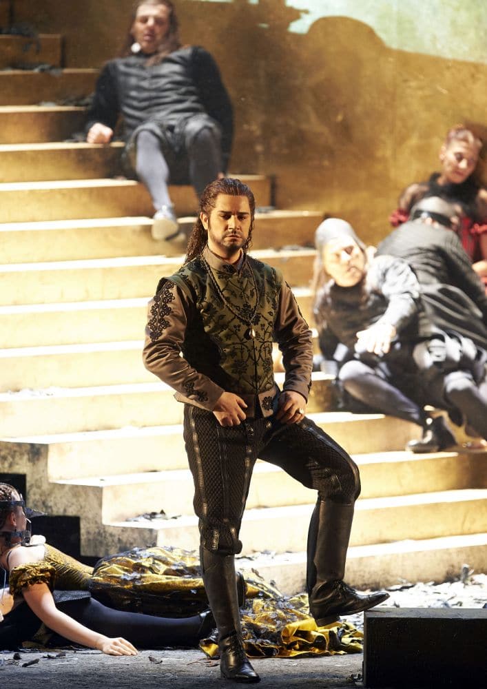 Pirgu als de hertog van Mantua bij de Wiener Staatsoper in Wenen.